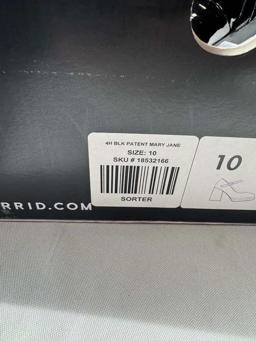 torrid Black Patent Mary Jane Block Heel Pumps